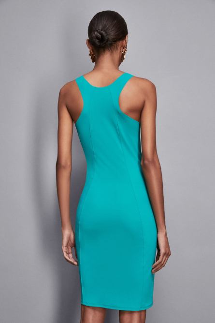 Stretch sheath dress, Light Blue, Patrizia Pepe