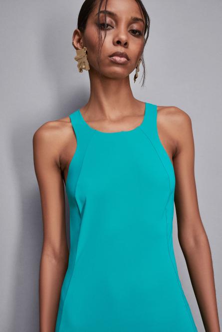 Stretch sheath dress, Light Blue, Patrizia Pepe