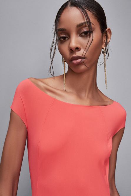 Short sheath dress, Purple, Patrizia Pepe