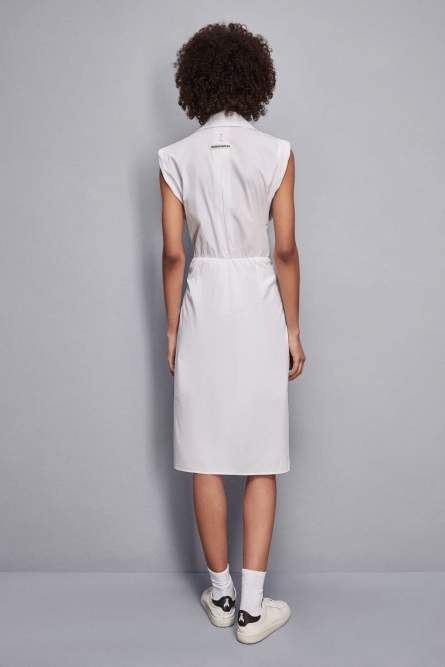 Cotton wrap dress, White, Patrizia Pepe
