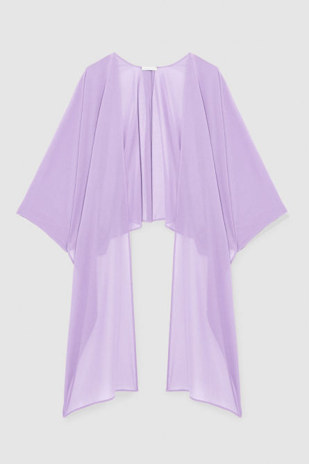 Georgette wrap sweater, Purple, Patrizia Pepe
