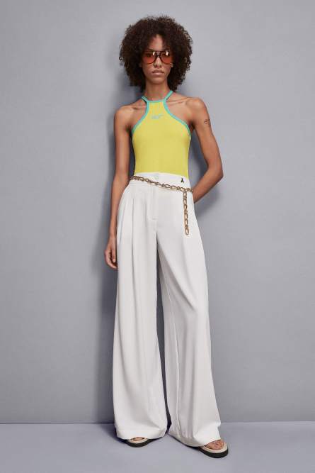 Tank-Top aus Jersey, Gelb, Patrizia Pepe