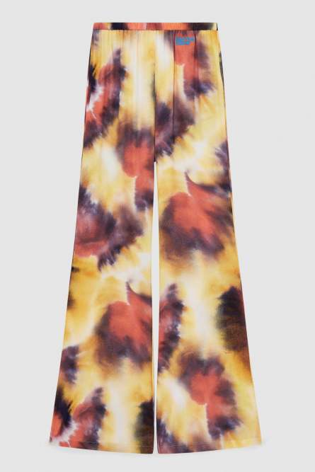 Viscose pants with print, Multicolor, Patrizia Pepe