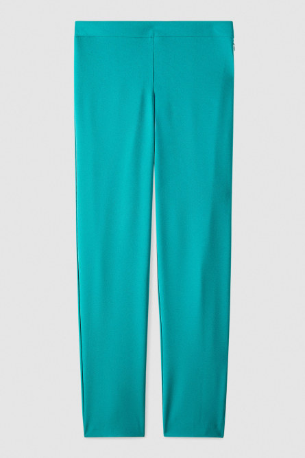 Low-waisted cigarette pants, Green, Patrizia Pepe