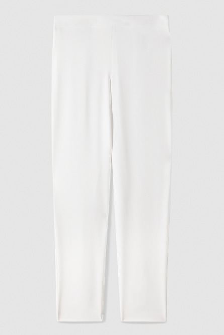 Low-waisted cigarette pants, White, Patrizia Pepe