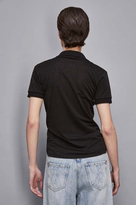 Essential knit T-shirt, Black, Patrizia Pepe