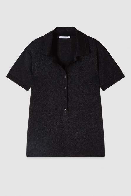 Essential knit T-shirt, Black, Patrizia Pepe