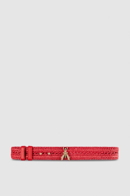 Cinturón de talle bajo, Rojo