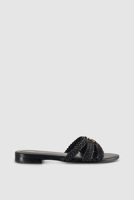 Slide sandals, Черный, Patrizia Pepe