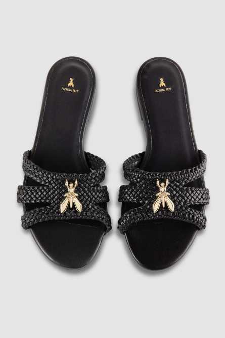 Slide sandals, Черный, Patrizia Pepe
