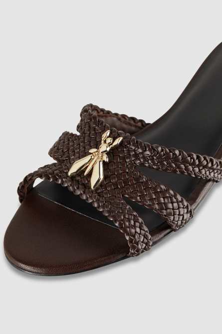 Slide sandals, Коричневый, Patrizia Pepe