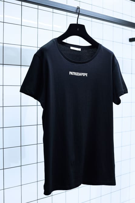 T-Shirt &quot;TO-GO&quot;, Black, Patrizia Pepe