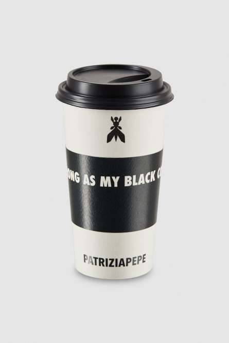 T-Shirt &quot;TO-GO&quot;, Black, Patrizia Pepe