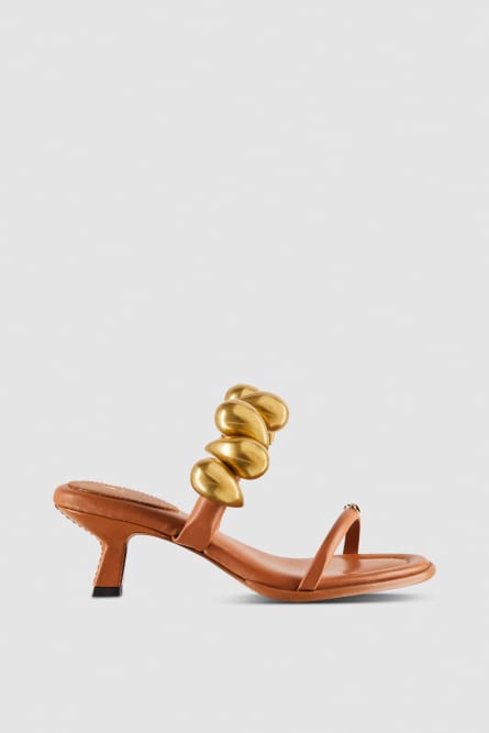 Balloon Leather Heels, Leather, Patrizia Pepe