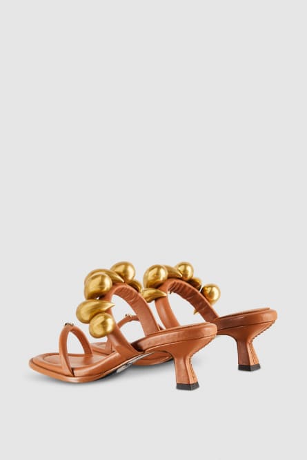 Balloon Leather Heels, Leather, Patrizia Pepe