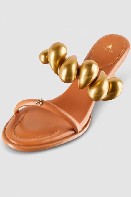 Balloon Leather Heels, Leather, Patrizia Pepe