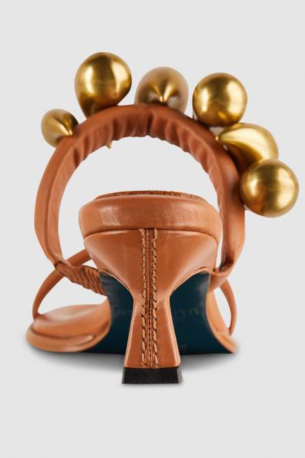 Balloon Leather Heels, Leather, Patrizia Pepe