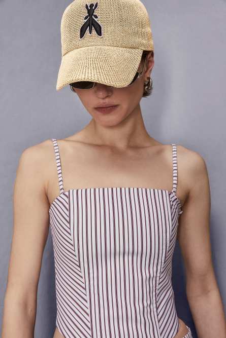 Visor cap, Beige, Patrizia Pepe