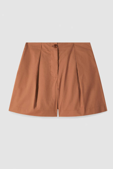 Cotton bermuda shorts, Brown, Patrizia Pepe
