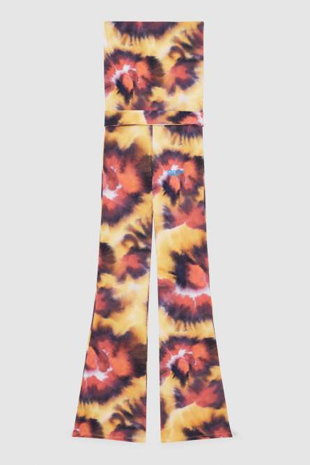 Tuta slim fit in jersey tecnico, Multicolor, Patrizia Pepe