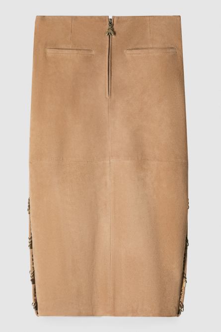 【送料&関税込】CELINE Suede skirt with Triomphe buttons arcadeshops.com-2688298.jpg?v=