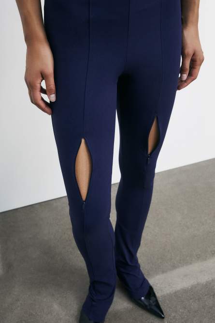 パンツ PATRIZIA PEPE Women Straight Pants 2P1673 A057C789 Blue Patrizia Pepe PATRIZIA PEPE Women Straight Pants 2P1673