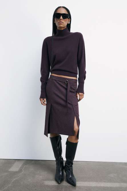 Pure cashmere sweater, Bordeaux, Patrizia Pepe