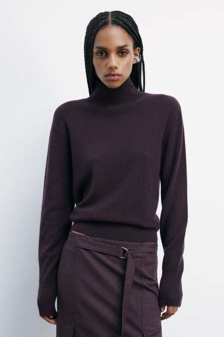 Pure cashmere sweater, Bordeaux, Patrizia Pepe