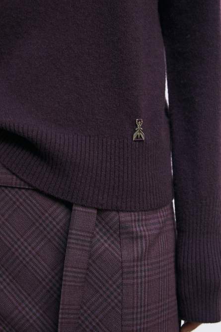 Pure cashmere sweater, Bordeaux, Patrizia Pepe