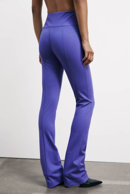 Stretch pants with Fly zipper, Purple, Patrizia Pepe