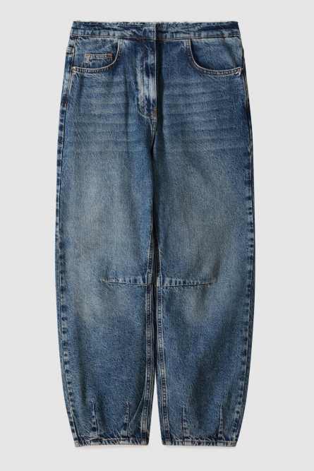 Low-waisted balloon jeans, Light Blue, Patrizia Pepe