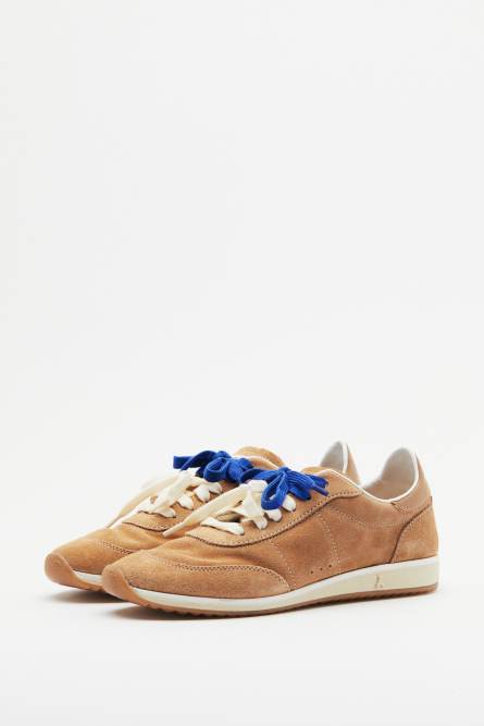 Running SKIN &apos;93 Sneakers in suede, Beige, Patrizia Pepe