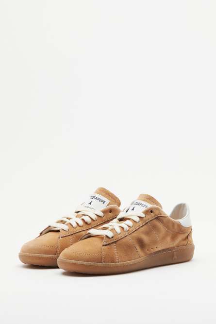 SKIN Sneakers &apos;93 in suede, Beige, Patrizia Pepe