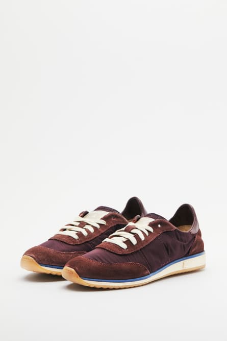 Running SKIN Sneakers &apos;93 en nylon, Marron, Patrizia Pepe