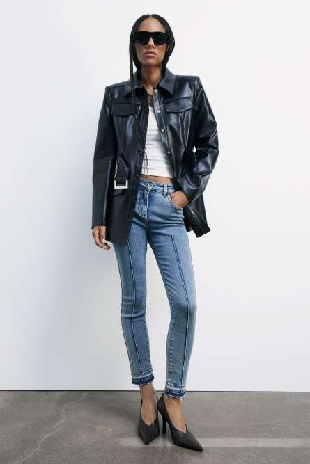 Stretch skinny jeans, Blue, Patrizia Pepe