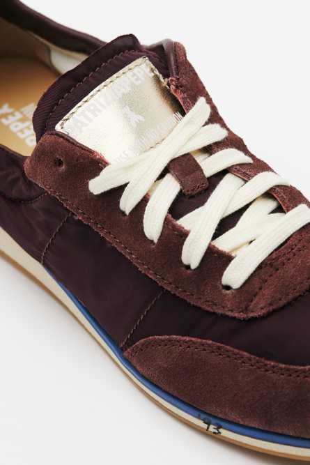Running SKIN Sneakers &apos;93 en nylon, Marron, Patrizia Pepe