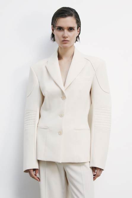 Racing jacket, White, Patrizia Pepe