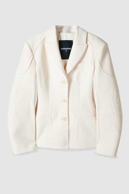 Racing jacket, White, Patrizia Pepe