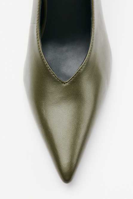 Туфли slingback Minimal Shape, Зеленый, Patrizia Pepe