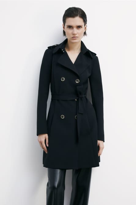 PATRIZIA PEPE ロングコート Black 2 button jacket | Patrizia Pepe