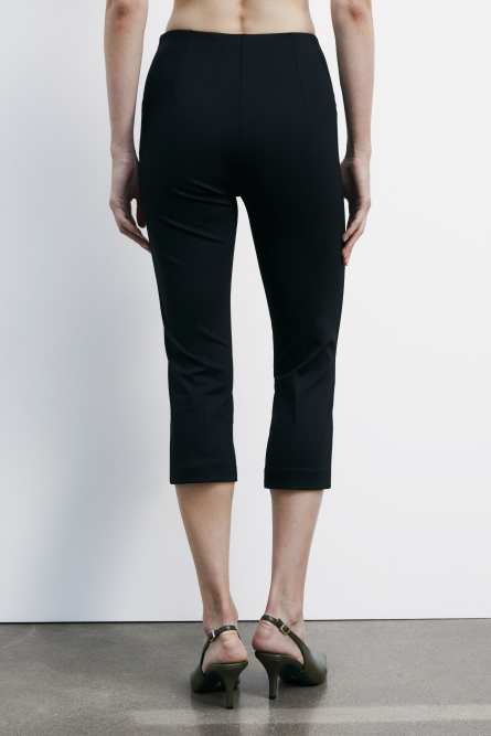 Stretch capri pants, Black, Patrizia Pepe