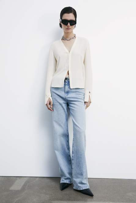 Fließende Bluse „ESSENTIAL” aus Viskose, Weiß, Patrizia Pepe