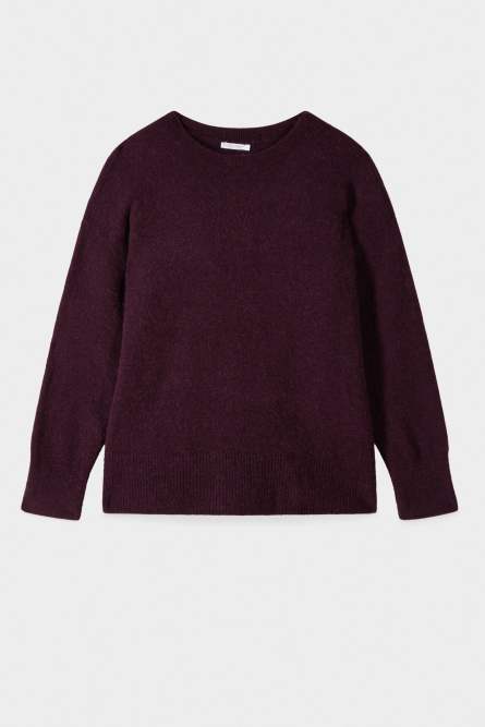 Soft turtleneck sweater, Bordeaux, Patrizia Pepe