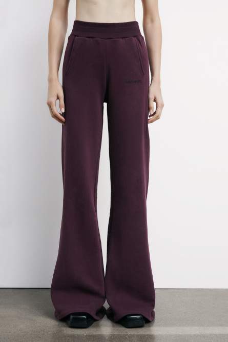 Flared sweatpants, Bordeaux, Patrizia Pepe