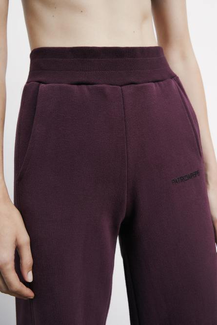 Flared sweatpants, Bordeaux, Patrizia Pepe