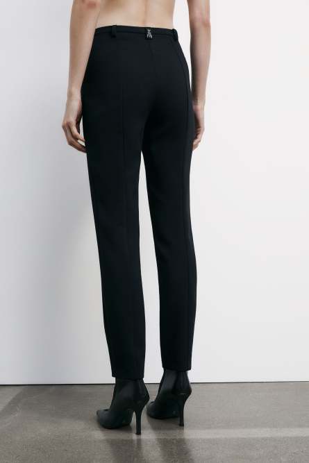Узкие прямые брюки-скинни, Черный, Patrizia Pepe