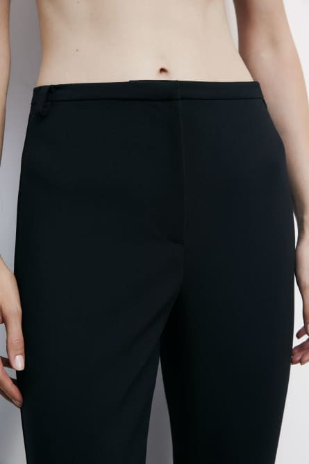 Узкие прямые брюки-скинни, Черный, Patrizia Pepe