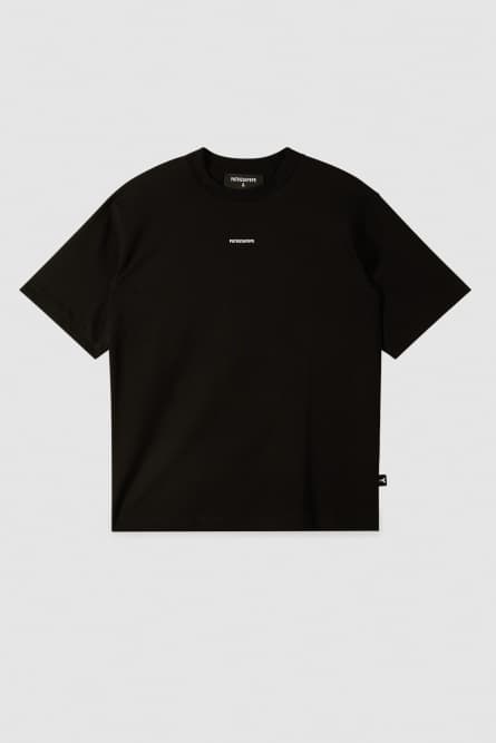 Oversized cotton t-shirt, Black, Patrizia Pepe