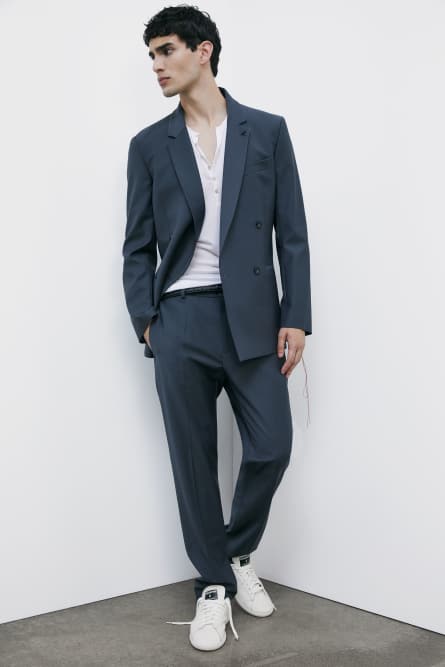 Cool wool cigarette fit pants, Grey, Patrizia Pepe