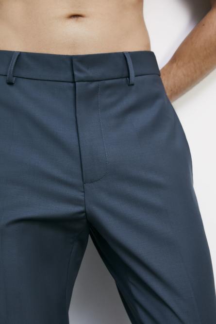 Cool wool cigarette fit pants, Grey, Patrizia Pepe